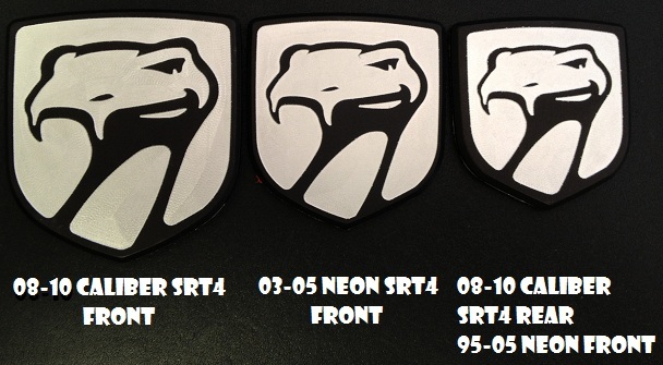 Caliber SRT4/Neon SRT4/95-05 Neon CNC badges now in stock