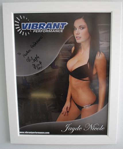 Jayde Nicole Signed Sema 2007 Poster