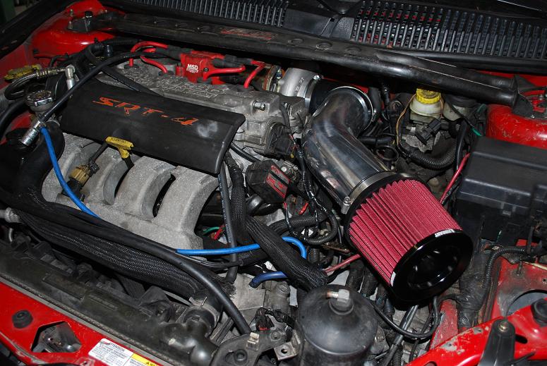 2004 Dodge SRT-4 GT35R with 4 inch air intake 