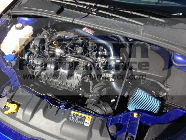 Injen air intake installed on 2013 Ford Focus ST 